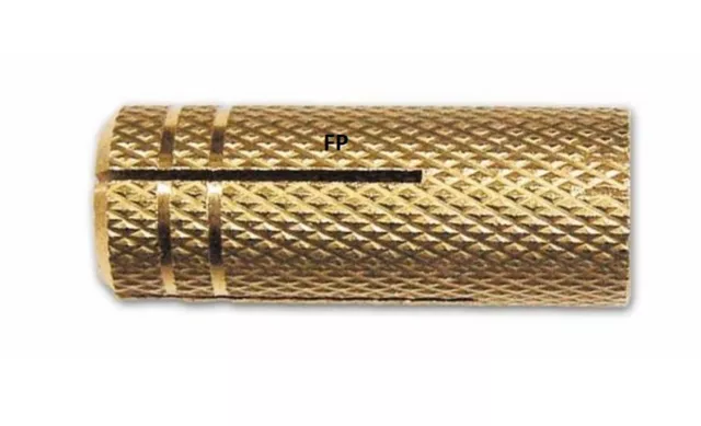 Tassello Ottone Elematic Da 10 Ad Espansione Con Filettatura Interna Pz 10