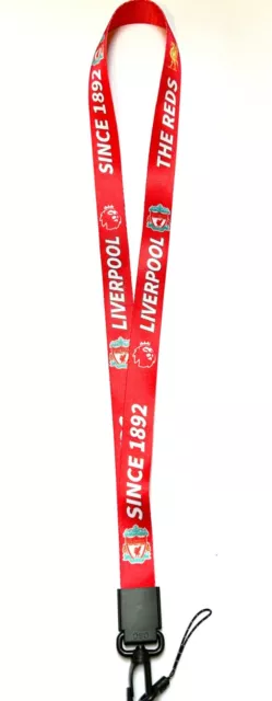 LIVERPOOL FC RED Lanyard Keyring ID Card Holder Phone Strap UK Seller 2