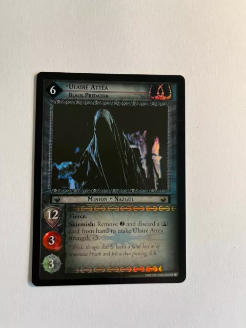 Lord of the Rings LOTR tcg ccg Ulaire Attea Black Predator Masterwork foil 12O6