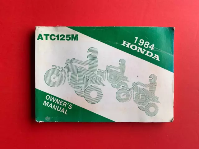 Honda ATC125M ATC125 125 1984 Owners Manual Book Original Motorcycle