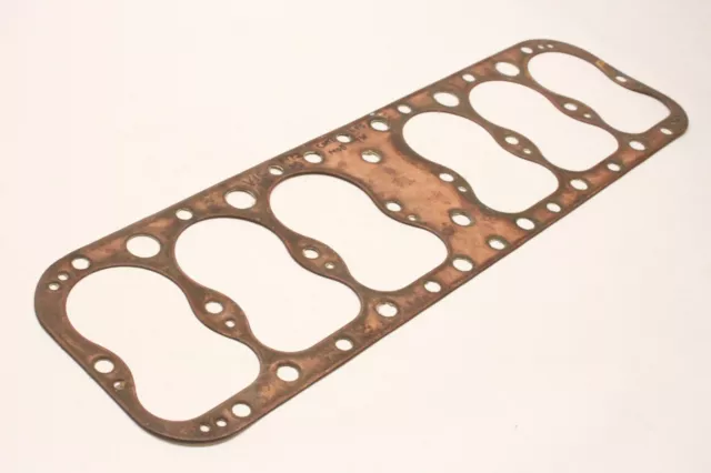 NOS Continental Model 7W Six Cylinder Engine Copper Head Gasket Victor 63 NOS Continental Model 7W Six Cylinder Engine Copper Head Gasket Victor 63