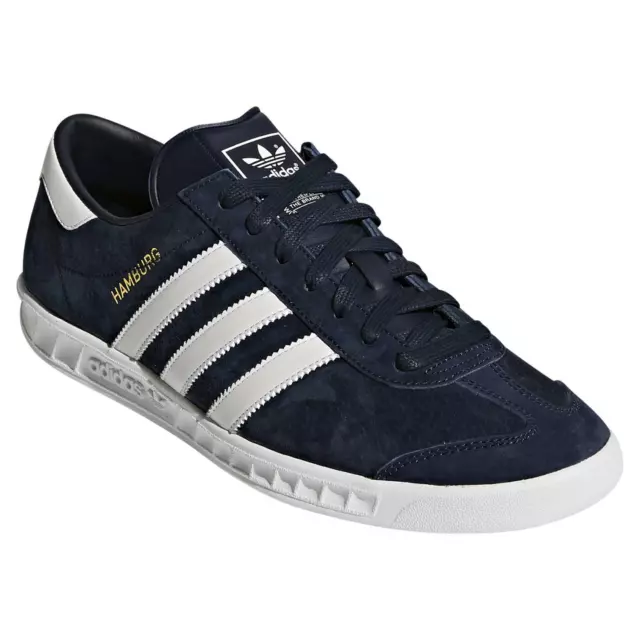 ADIDAS ORIGINALI UOMO Hamburg le Scarpe da Tennis Navy Camoscio Retro Nuovo BNWT EUR 123 96 PicClick IT