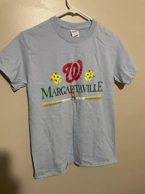 MLB Washington Nationals Margaritaville Night Blue Tshirt Small S Salt Shaker