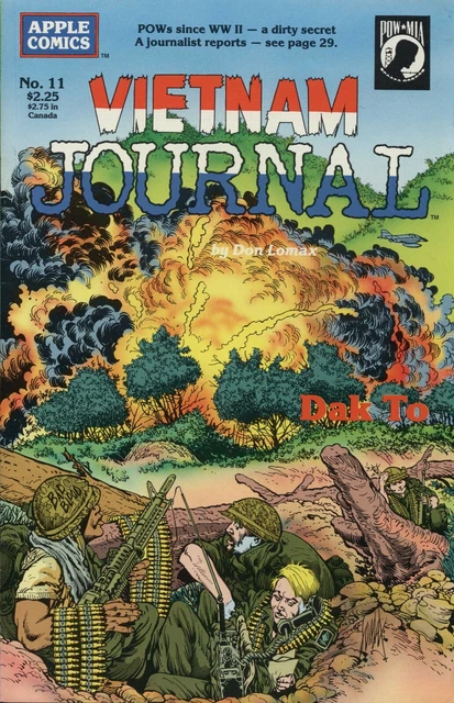 Vietnam Journal #11 by Don Lomax. Apple Comics. Best war comic of past 50 years