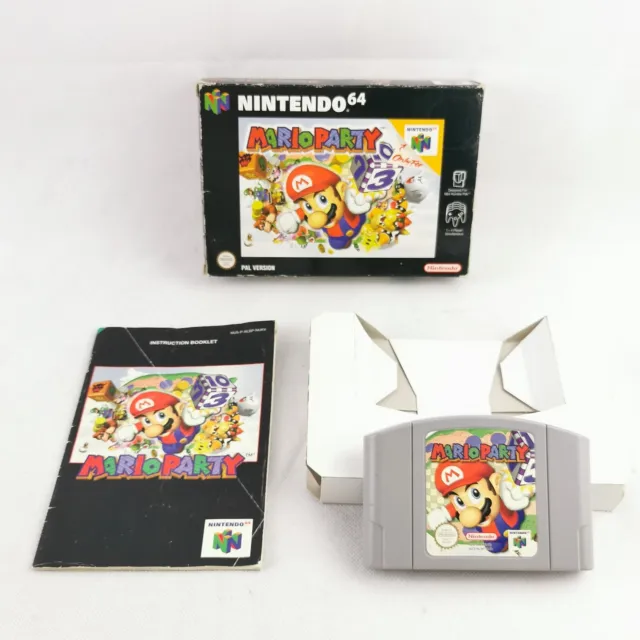 Mario Party N64 Nintendo 64 PAL completo in scatola