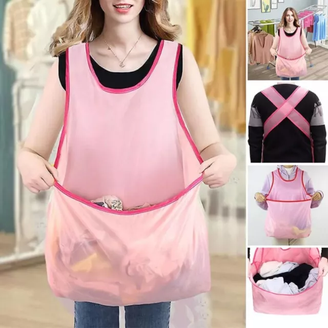Sleeveless Portable Clothes Drying Apron Clothes Drying Tools Matching Apron