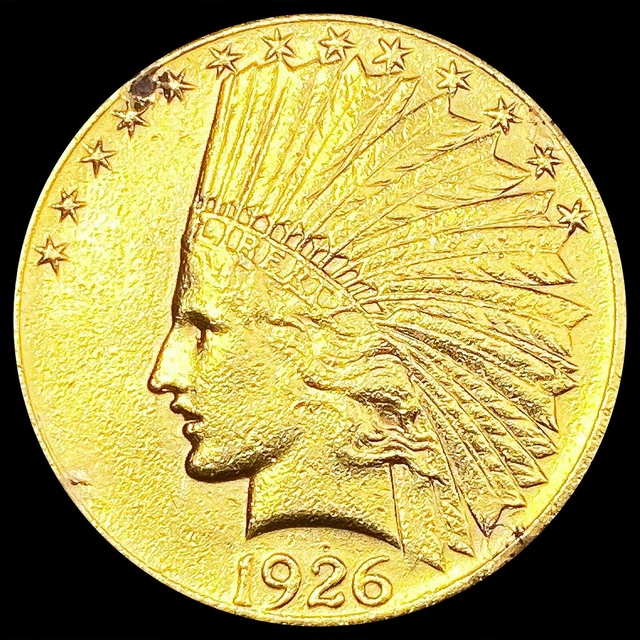 1926 $10 Gold Eagle Coin CLOSELY UNCIRCULATED