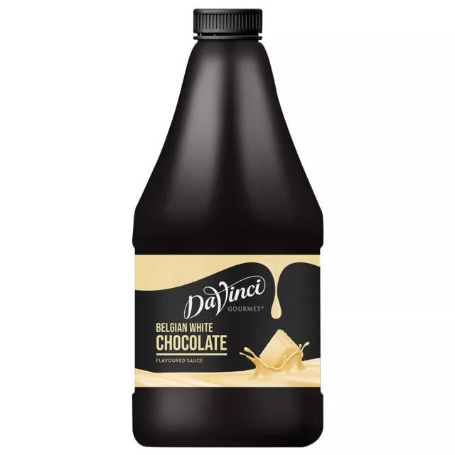 (6,76€/KG) Da Vinci Gourmet Sauce White Chocolate, Weiße Schokolade, 2,5 kg,MHD