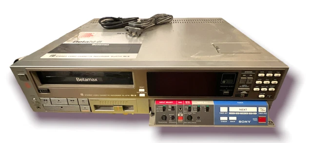 SONY SL-2710 BETAMAX player - Nice! - Hi-Fi Stereo VCR video recorder ...