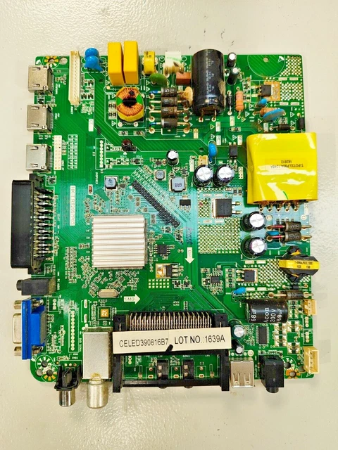 Motherboard TV Continental Edison CELED650219B6 Le-6519Nud T.MS3458.U801 LC600EQ