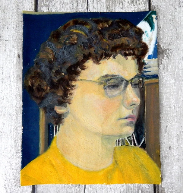 ORIGINAL VINTAGE OIL Painting Portrait of a Lady 20th Century British ...