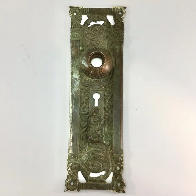 Antique Ornate Door Knob Back Plate Exquisite Architectural Hardware RH Co 2