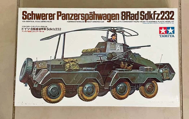 Tamiya 3536 – Schwerer Panzerspähwagen Sd.Kfz.232 (8 Rad) – 1/35 – Neuf