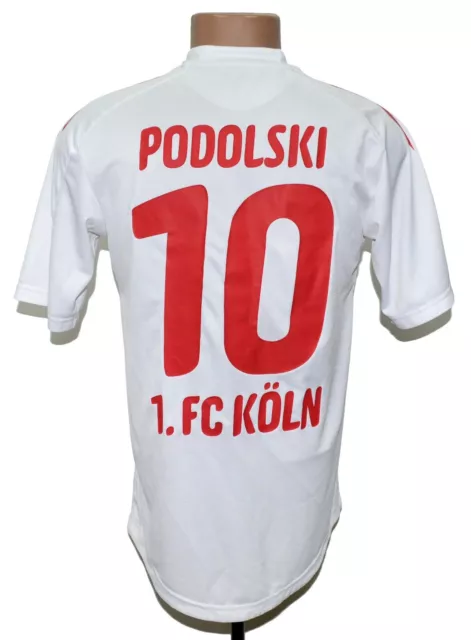 Fc Koln Germany 201/2012 Home Football Shirt Jersey Reebok Size S #10 Podolski