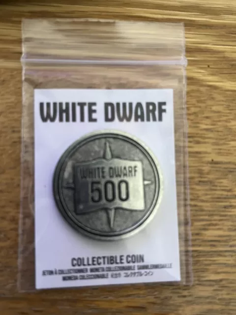 Warhammer Monthly Collectable Coin - White Dwarf