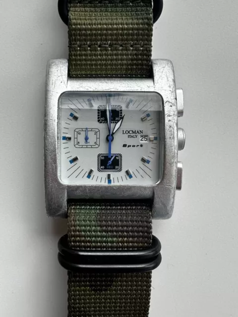 LOCMAN ITALY SPORT Men s Chronograph Quartz Watch Ref R.428 75.00 PicClick UK