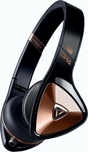 Monster - DNA On-Ear Headphones - Black/Rose Gold