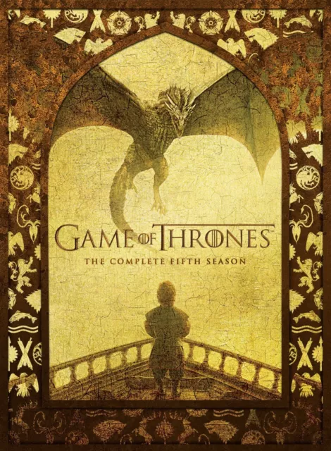 GAME OF THRONES Complete Season 5 Fifth Series Kit Harington Sealed Region 2 DVD