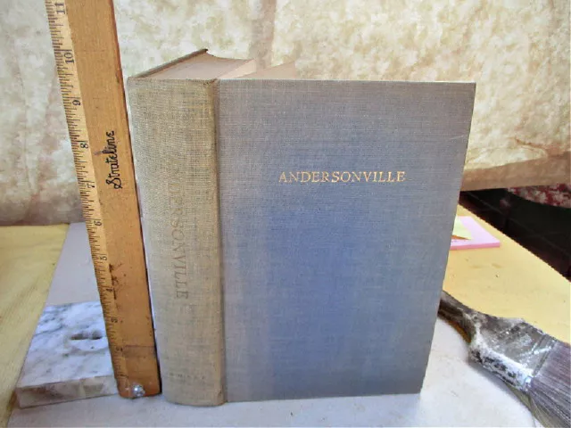 ANDERSONVILLE (Prison),Mackinlay KANTOR,1955, Map, U.S. Civil War