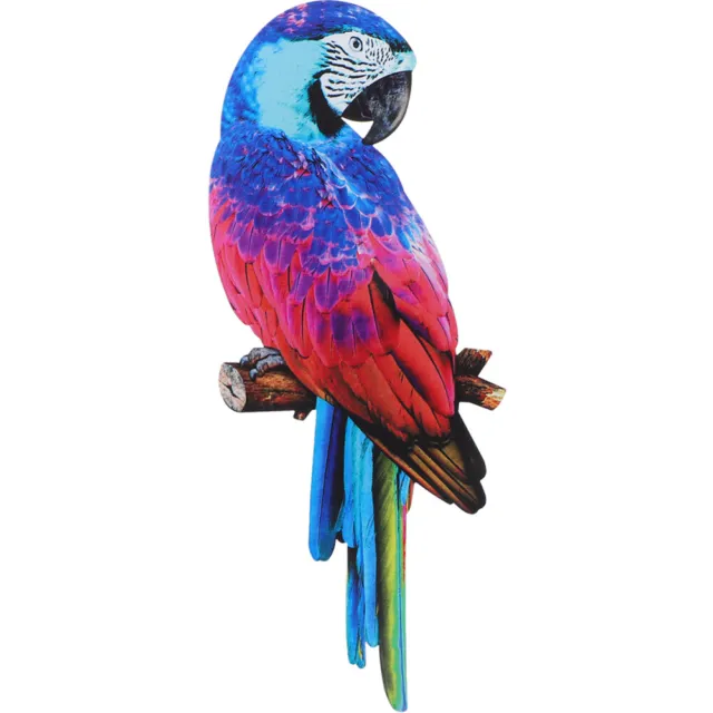 Iron Parrot Pendant Wall Hanging Craft Ornaments Indoor Bird Decoration