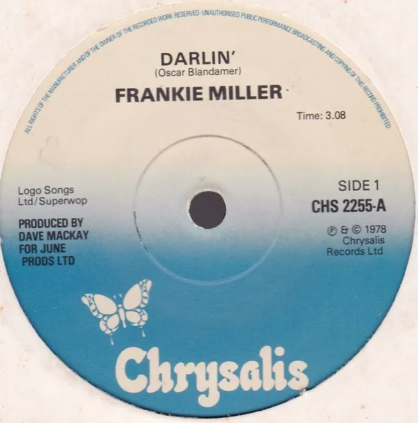 Frankie Miller - Darlin' (7", Single, Pap)