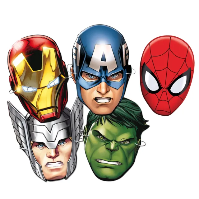 Official Marvel Avengers Endgame Spiderman Iron Man Hulk Thor Super hero Mask