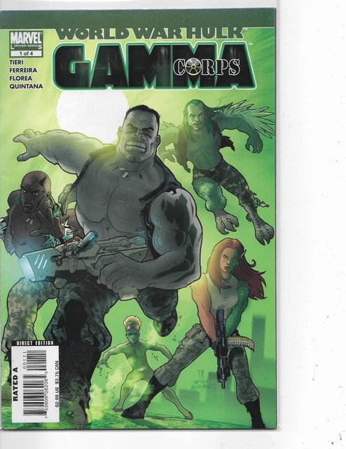 Marvel World War Hulk  Gamma Corps:  # 1,2,3,4 Of 4 + Gamma Files One Shot Nm/M