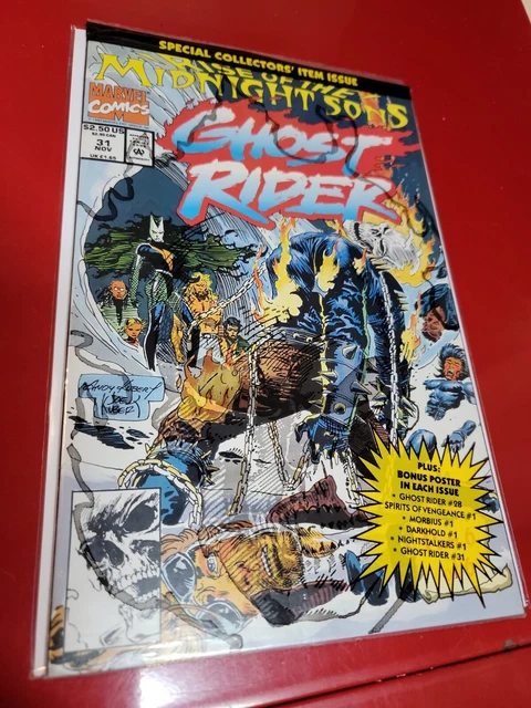 Ghost Rider 31 1992 marvel comics MCU  Midnight Sons Blade