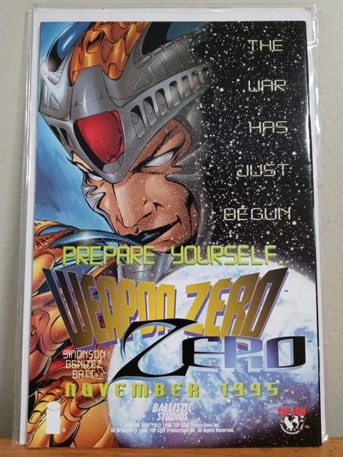 BALLISTIC Volume 1 Issue #1 #2 #3 Comic Book Top Cow Productions 1995 Lot of 3 9