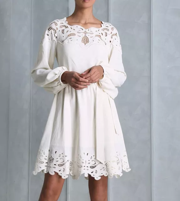 Jonathan Simkhai Avra Paisley-Embroidered Dress  Size:2   $695  NWT