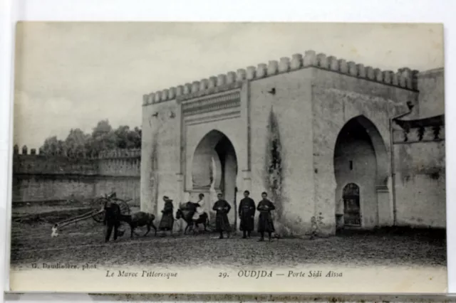 Maroc Oujda  Porte Sidi Aissa   Cpa Postcard  8772