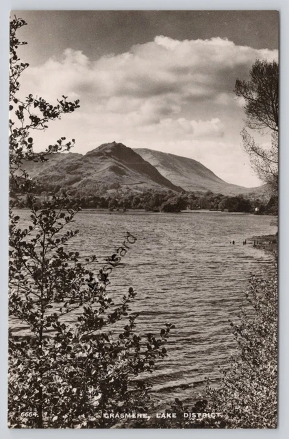 Postcard UK Lake District Grasmere RP Aero Pictoral No 6664  (B6)