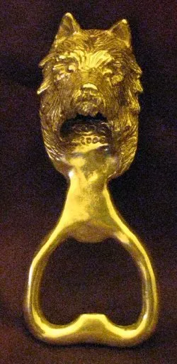 AUSTRALIAN TERRIER Bottle Opener, Bronze