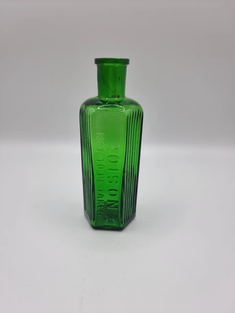 3oz Green Poison Bottle