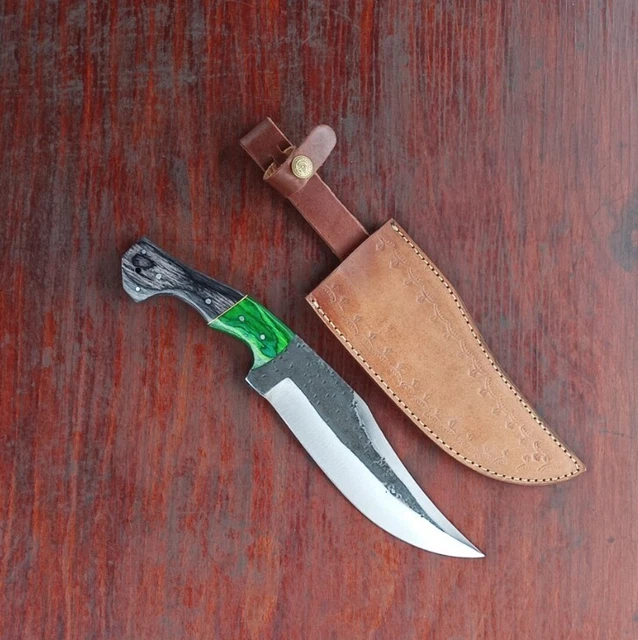 SAX MITTELALTERMESSER WIKINGER Larp Bowie Messer Carbon Stahl