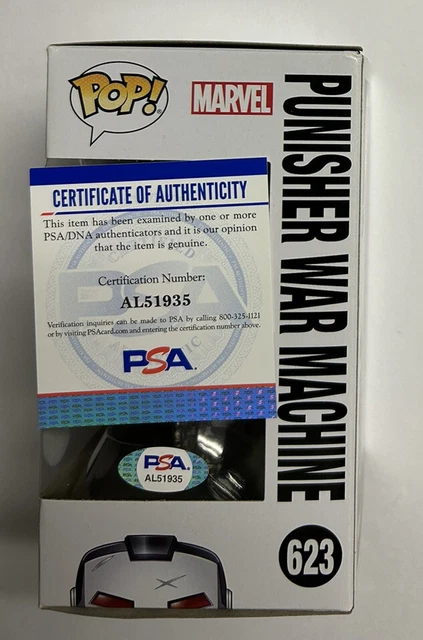 Jon Bernthal Signed Funko Pop Punisher War Machine PSA COA Marvel #623 2