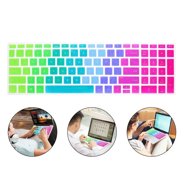 Protector De Teclado Para Laptop 13-14 Pulgadas - 2 Piezas De Silicona Transparente Universal