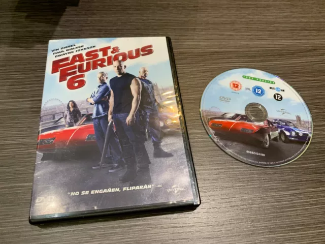 Fast & Furious 6 DVD Vin Diesel Paul Walker Dwayne Johnson