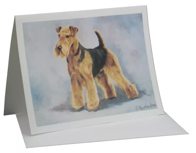 Welsh Terrier Dog Blank Card Celebration Xmas Birthday Anniversary Thank You