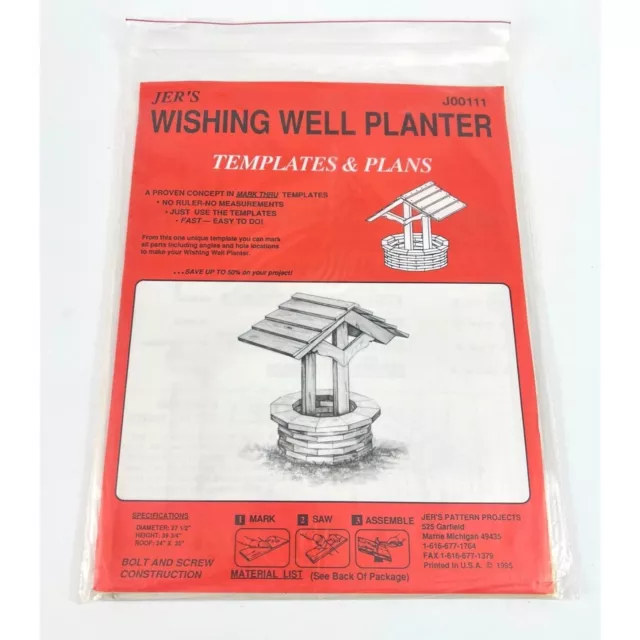 Plantadora Jer's Patterns & Plans Wishing Well J00111