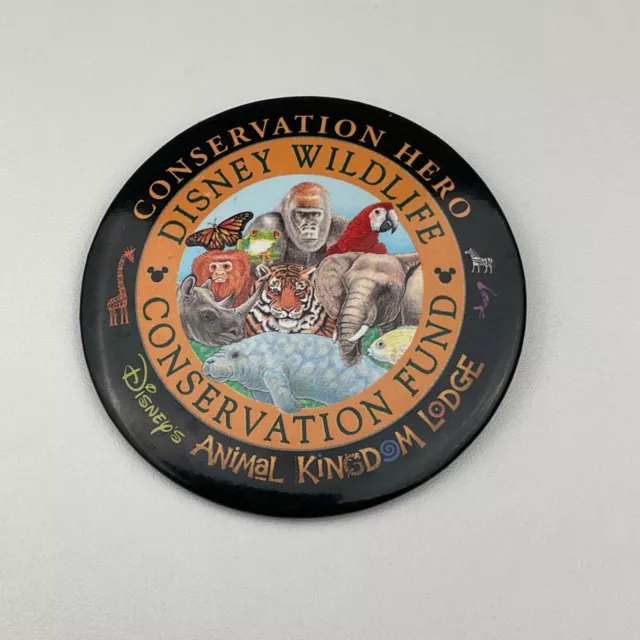 Disney Wildlife Conservation Fund - Animal Kingdom Lodge - 3” Button Pin