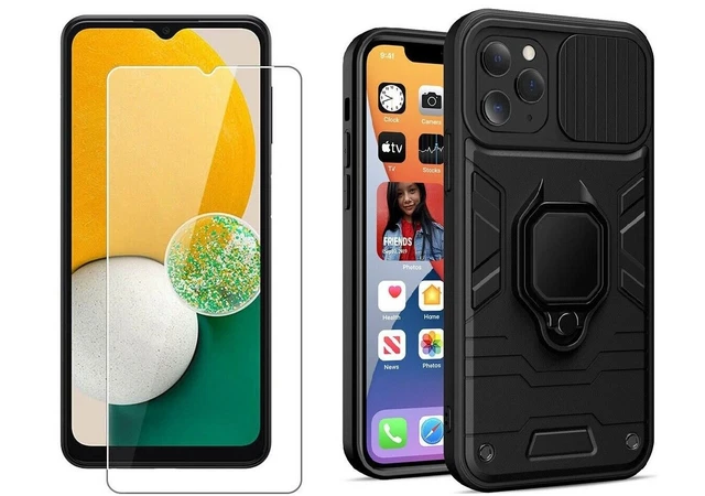 Coque Etui Aimant + Verre Trempé pour Samsung Galaxy A04S A13 A14 A33 A52 A53