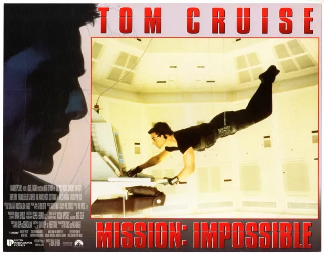 *Brian De Palma's MISSION: IMPOSSIBLE (1996) Lobby Card Set Tom Cruise VF+ Cond.