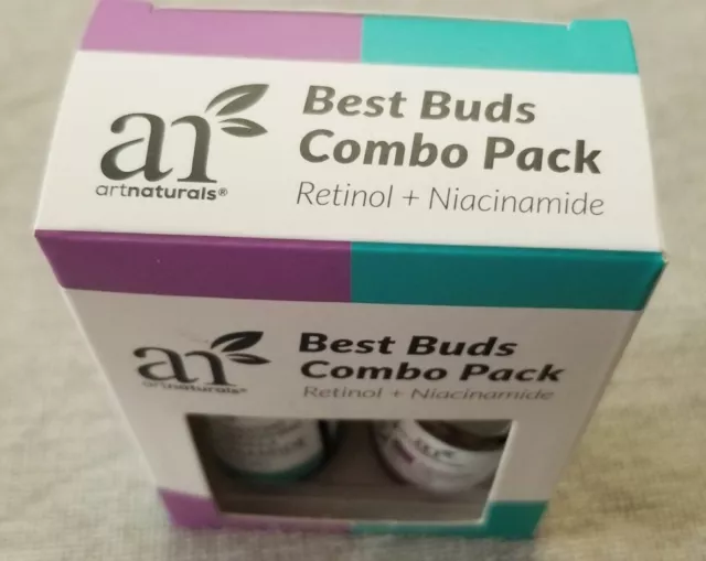 Art Naturals Best Buds Retinol and Naicinamide Treatment Combo Pack Serums 2