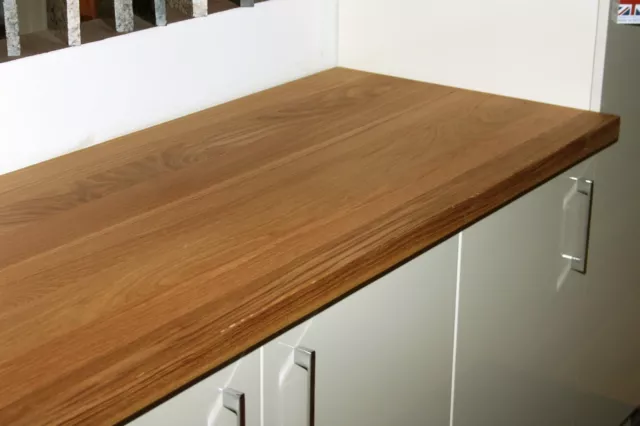 Full Stave Prime Oak Wood Worktop, Free Delivery, Timber, Real Wood Worktops
