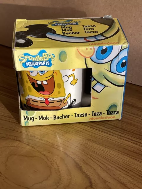 Nickelodeon Mug SpongeBob Squarepants Mok Becher Tasse Taza Tazza Boxed New