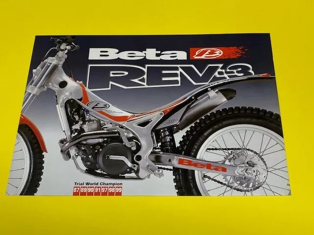 Genuine Original Sales Brochure BETA REV3 2000 Trials