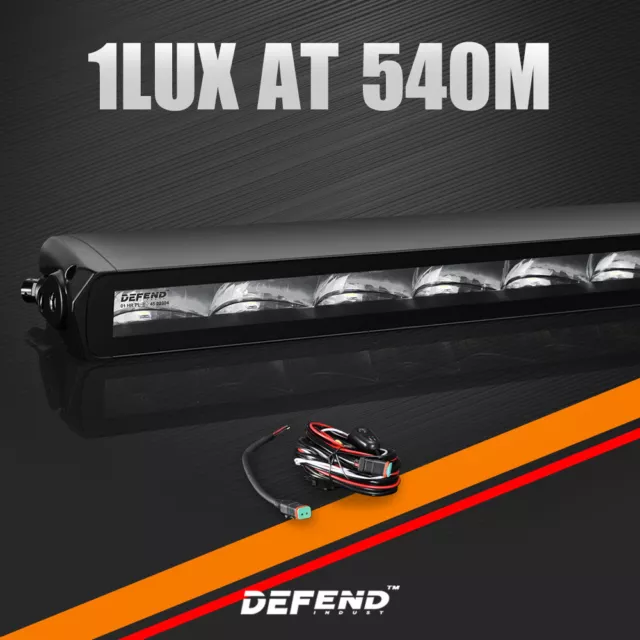 30 inch E-MARK Slim LED Light Bar Bottom Side Mounting Offroad Work Driving 12V