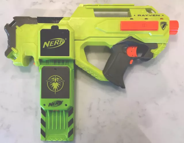 Nerf Rayven CS-18 N-Strike Elite With RARE Green Magazine