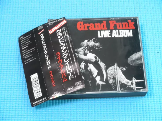 GRAND FUNK 2CD Live Album 1989 OOP Japan CP18-6040/1 OBI